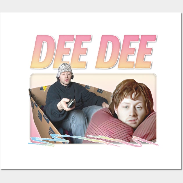 Dee Dee  //// Retro Aesthetic Fan Art Design Wall Art by DankFutura